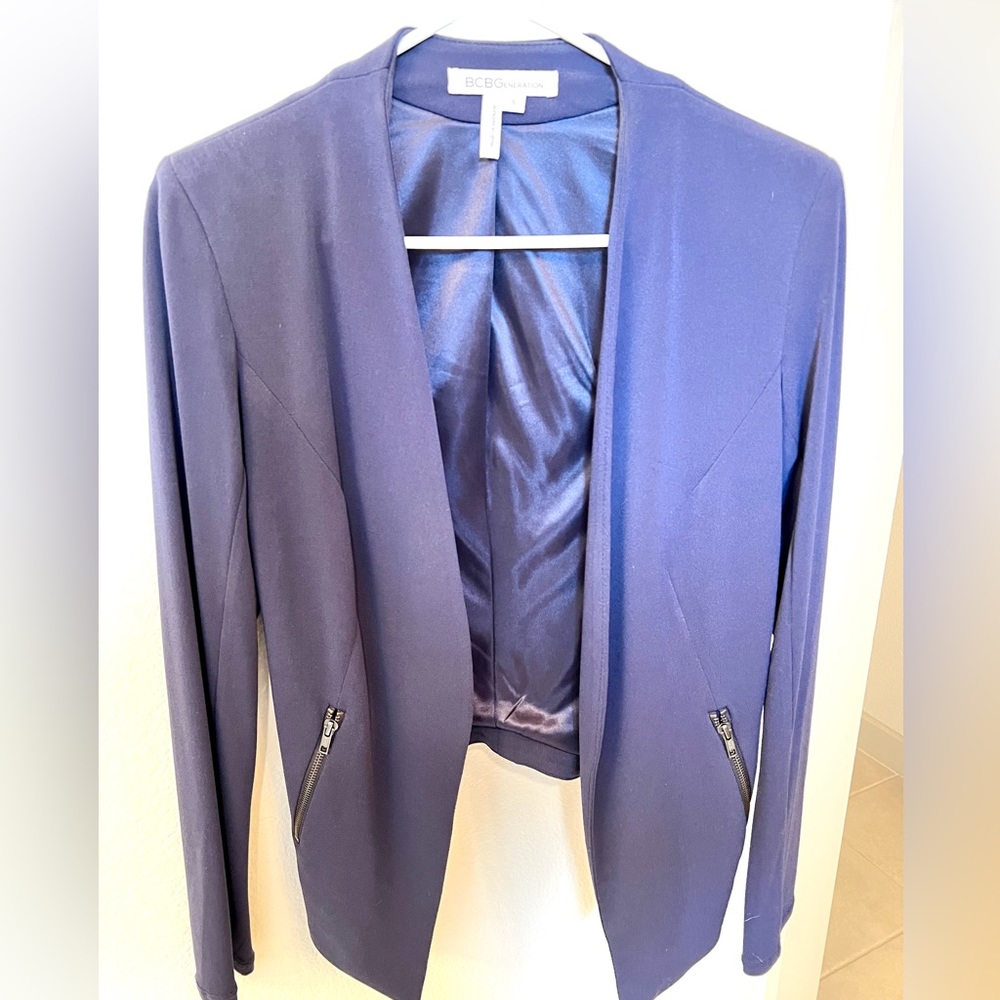 BCBGGeneration Zipper Blazer